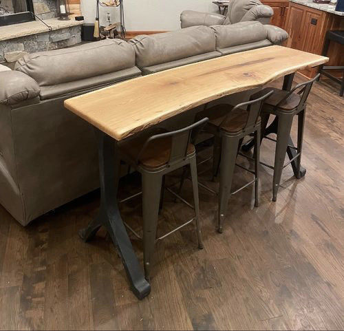 Customer photo review of Metal Counter Table Legs - 612 Wishbone - 34H inch - Flowyline - Set of 2 pcs