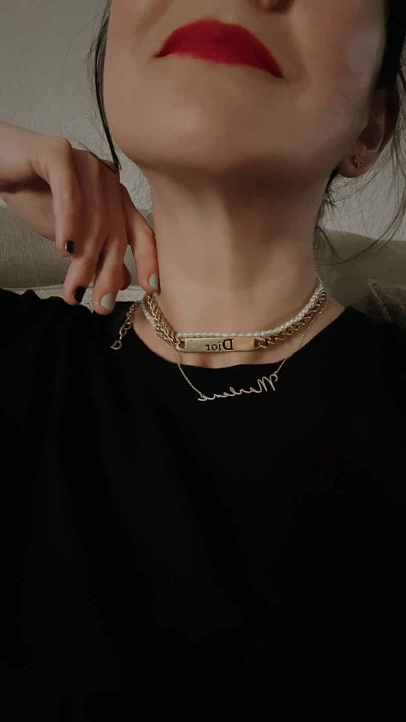 Customer photo review of Cupid's Necklace