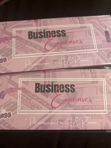 Customer photo review of Her Cash Envelopes - Set of 10