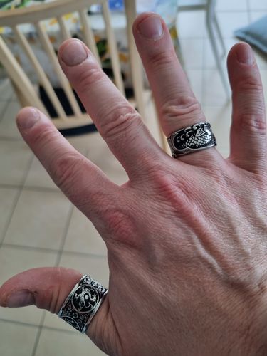 Customer photo review of Koi Fish Ring
