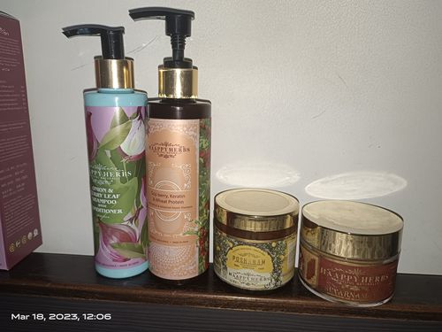Customer photo review of Goji Berry, Keratin & Wheat Protein Shampoo (New Arrival)