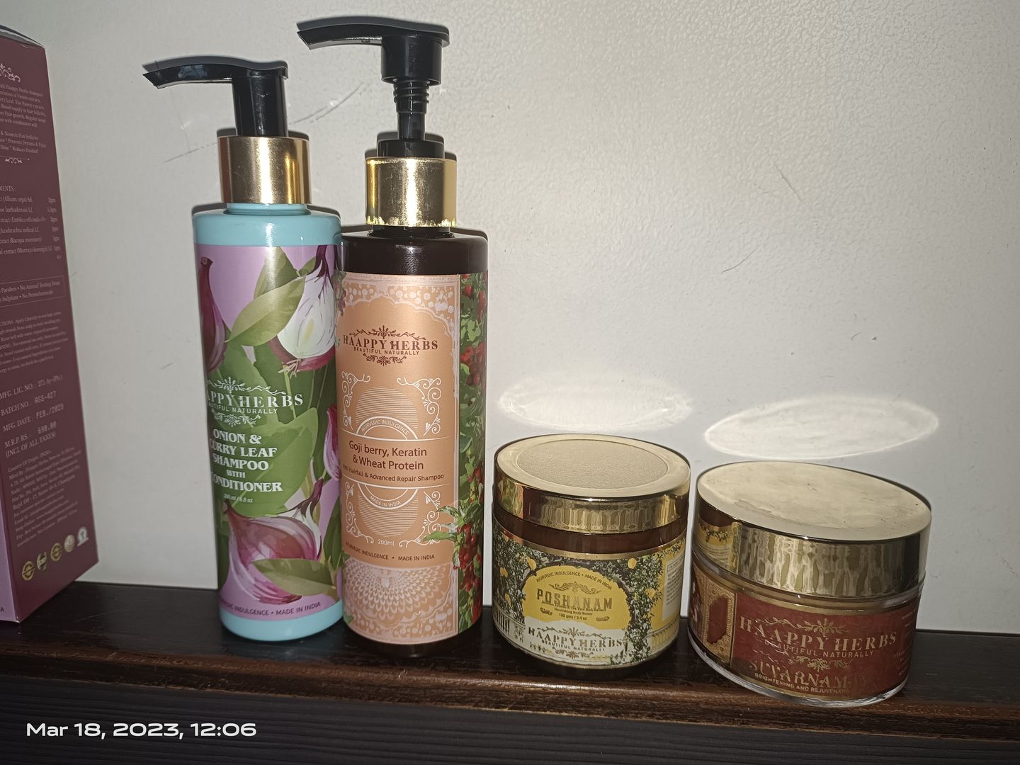 Customer photo review of Goji Berry, Keratin & Wheat Protein Shampoo (New Arrival)