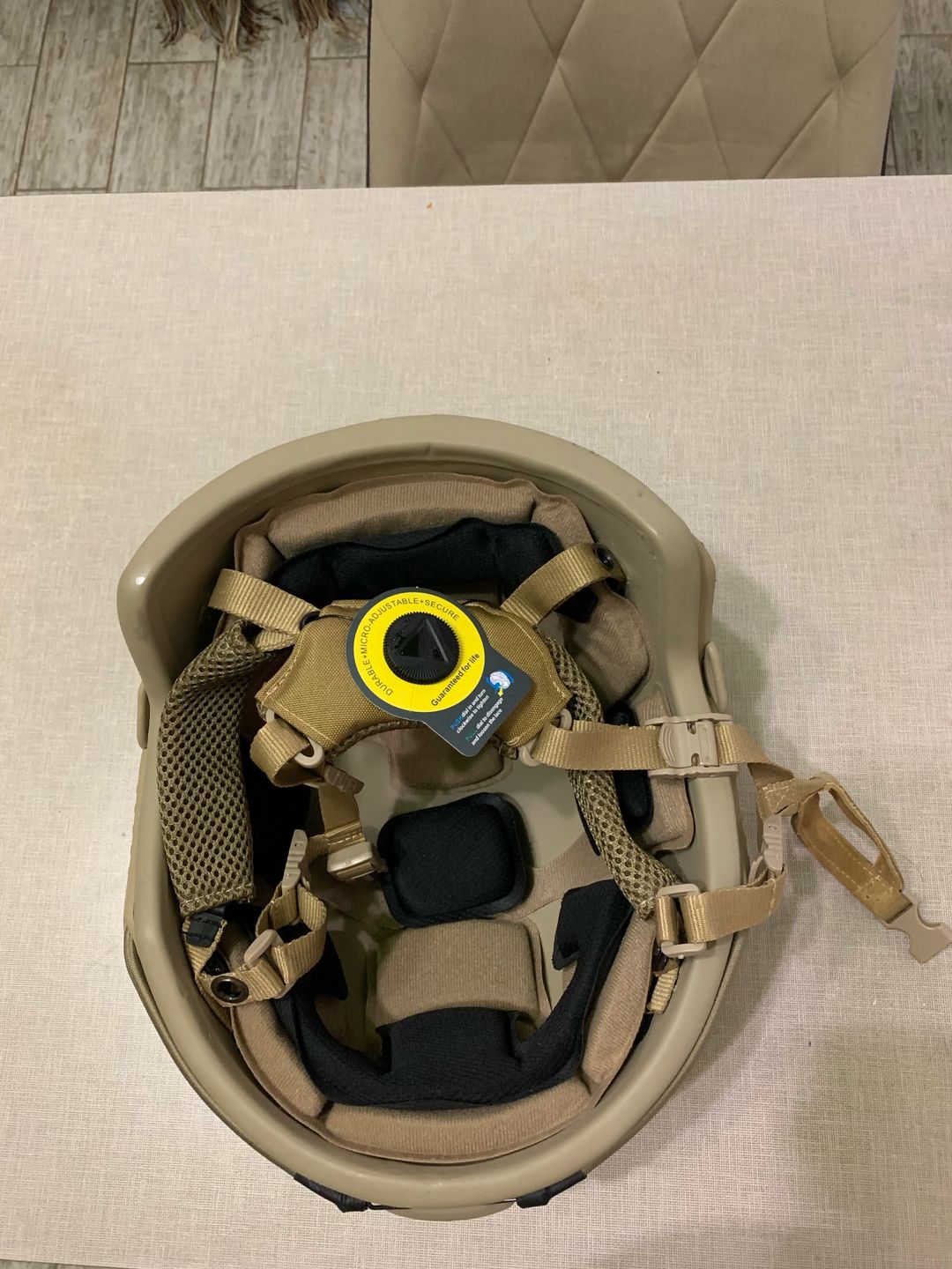Customer photo review of Casque militaire pare-balles IIIA