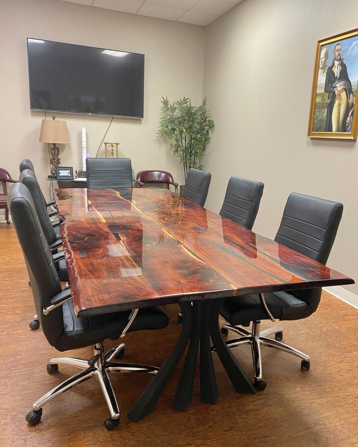 Customer photo review of Metal Table Legs - 420 Akro - 24W, 28H inch - Set of 2 pcs - Flowyline