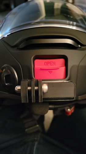 Customer photo review of Shoei Neotec 2 Camera Mount