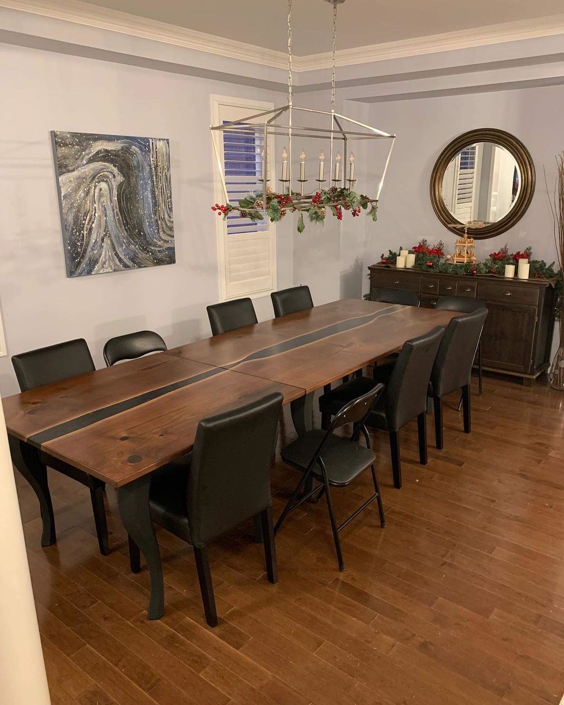 Customer photo review of Metal Table Legs - 502 Priya - 3W, 28H inch - Set of 4 pcs - Flowyline