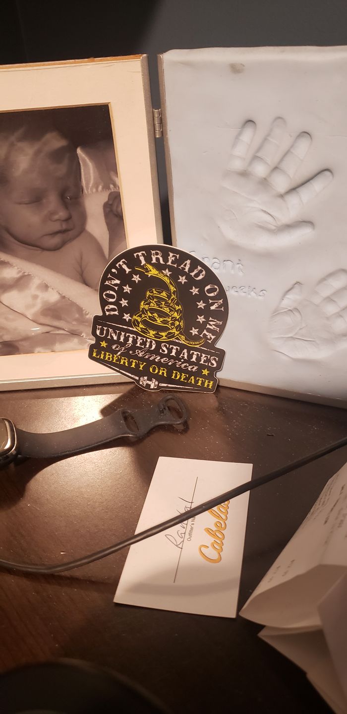 Customer photo review of Don't Tread on Me Decal