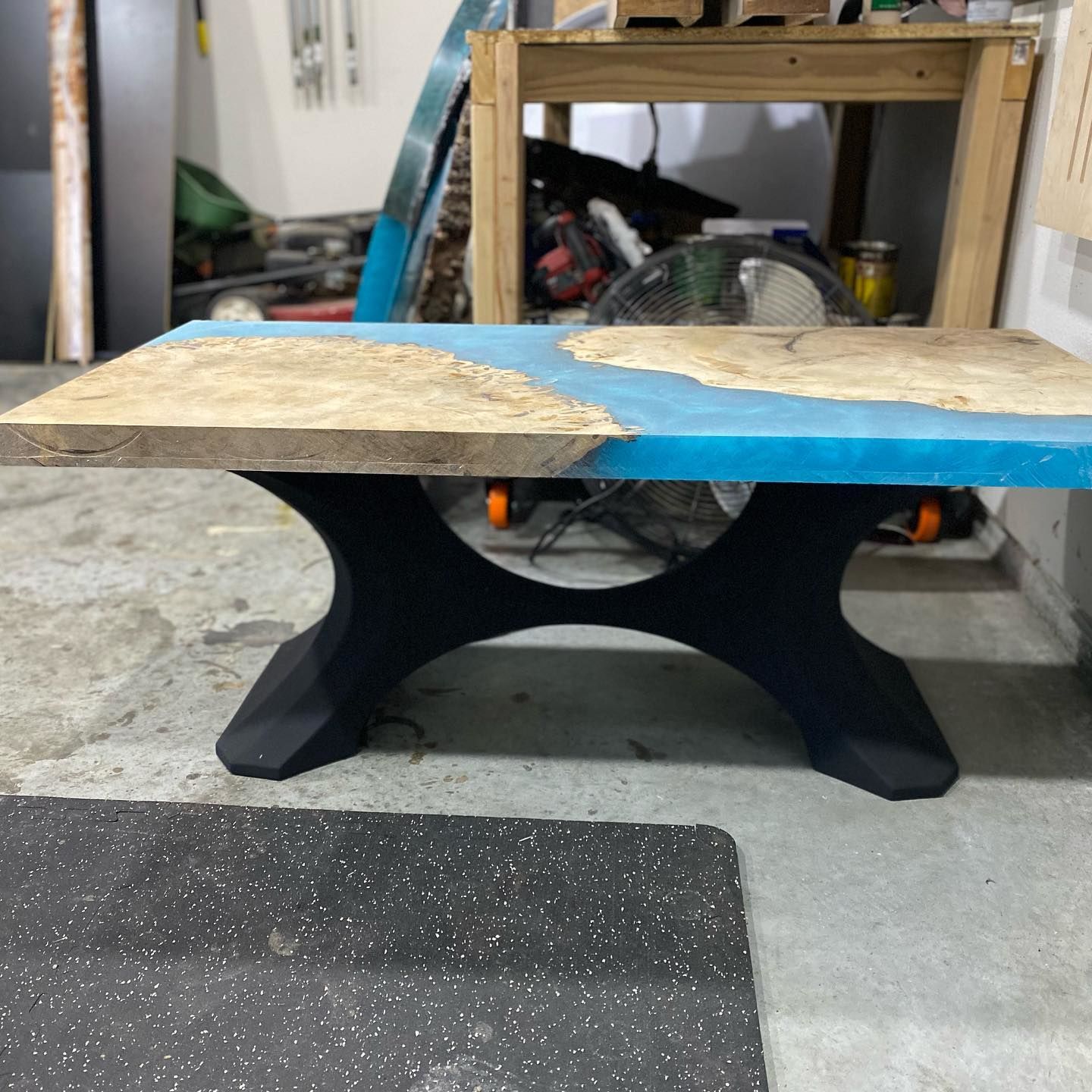 Customer photo review of Metal Table Base - 208 Haru - 40W, 16H inch - Flowyline