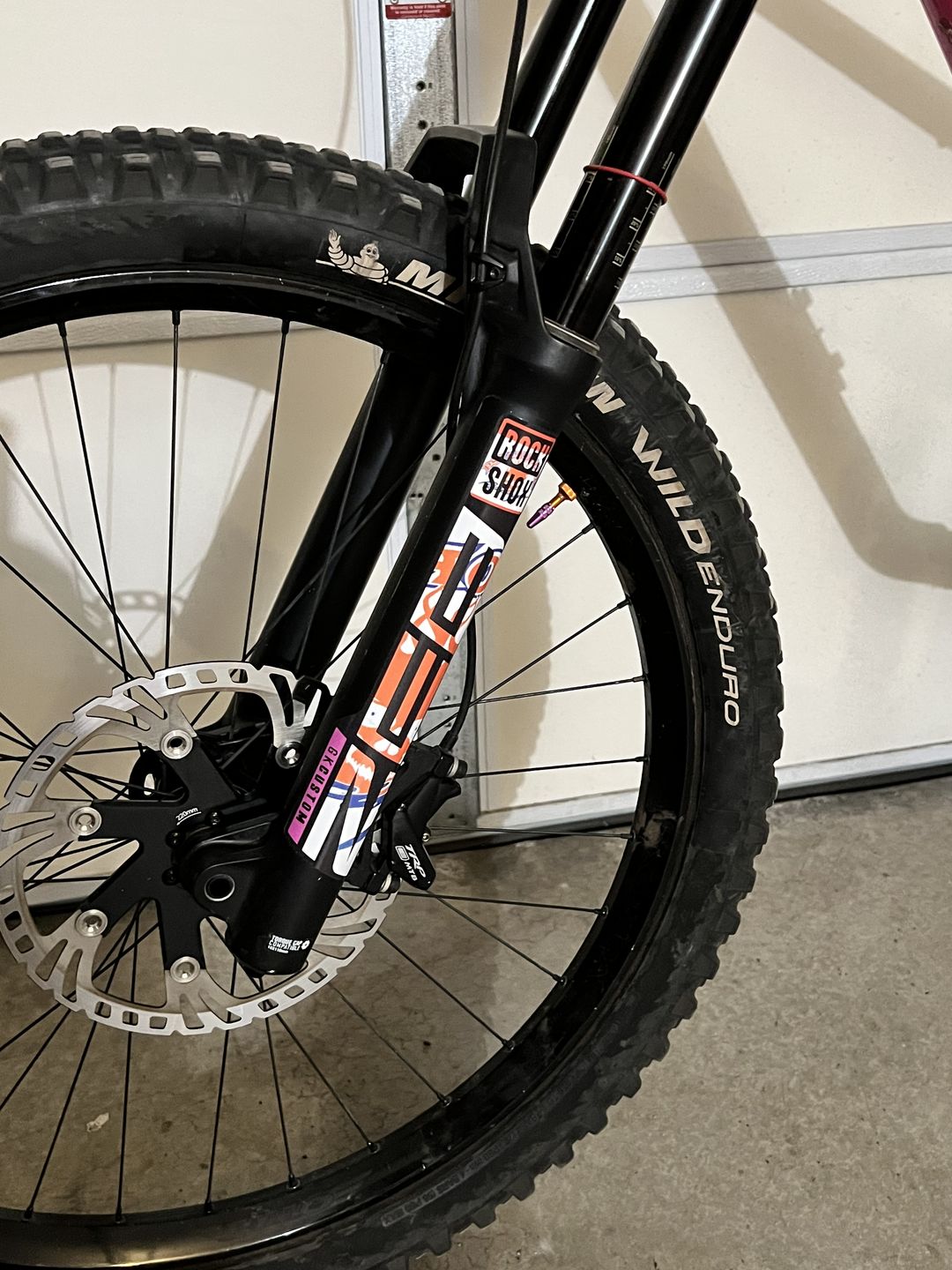 Customer photo review of Custom RockShox ZEB Decal