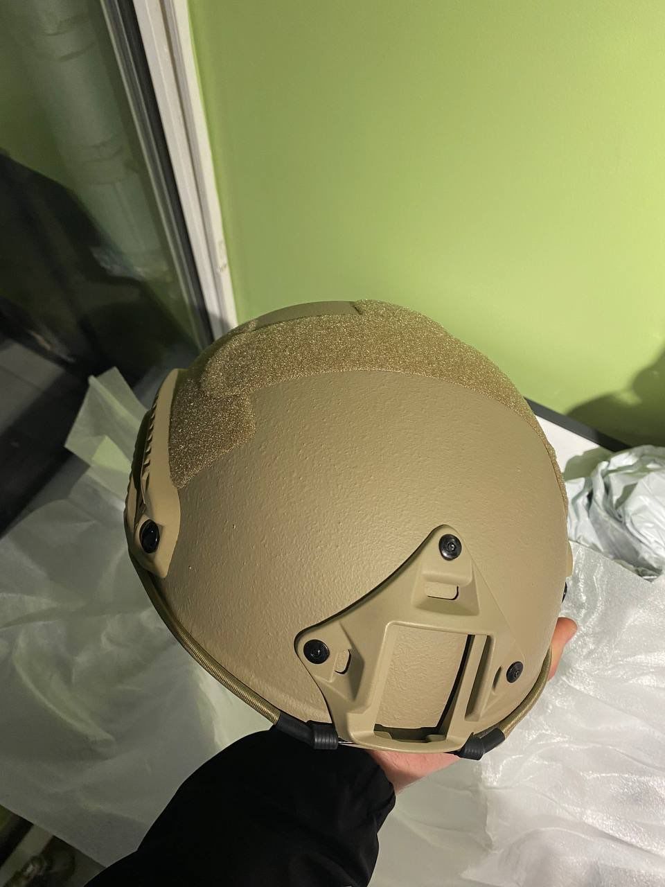 Customer photo review of Casque militaire pare-balles IIIA