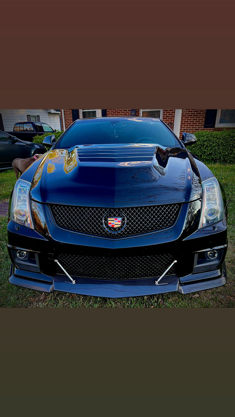 Customer photo review of 2009-15 Cadillac CTS-V Front Splitter Lip