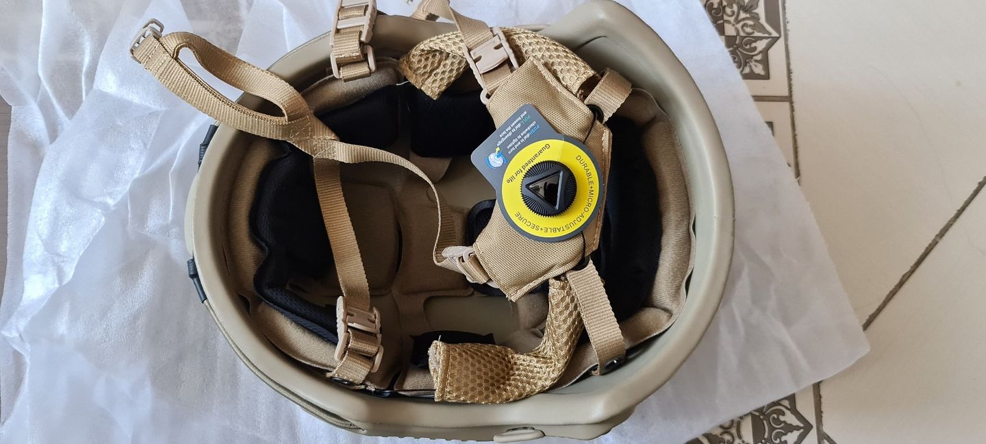 Customer photo review of Casque militaire pare-balles IIIA