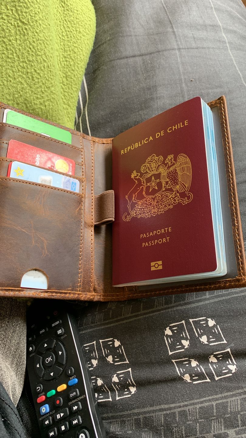 Customer photo review of Porta pasaporte single