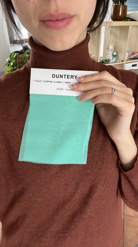 Customer photo review of DUNTERY Campioni di chiffon