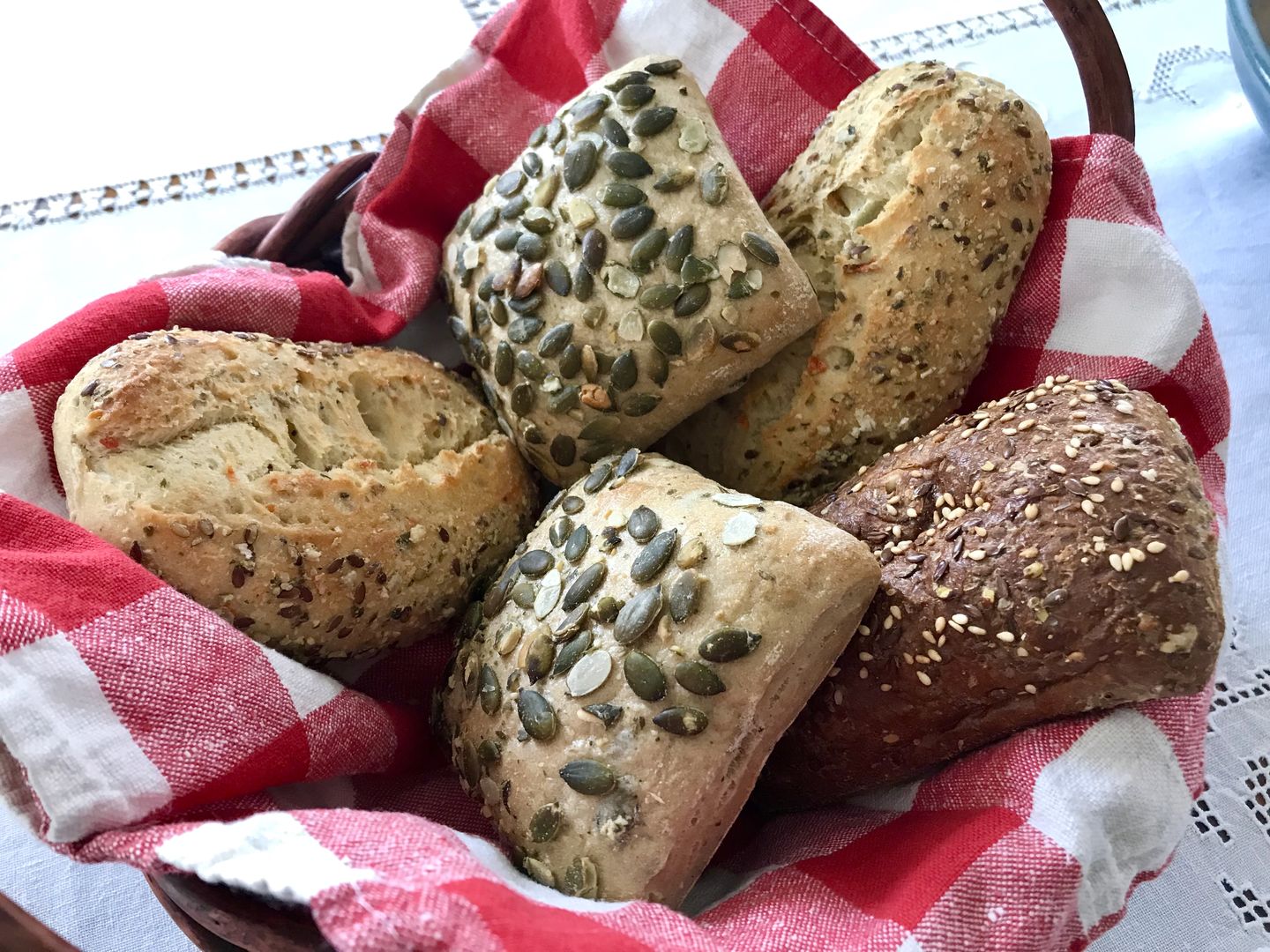 Customer photo review of Potato Carrot Rolls (5 pack)