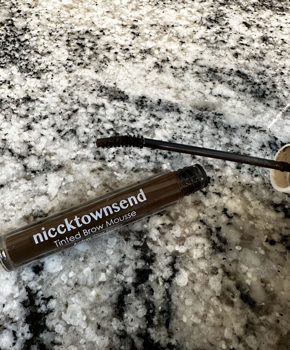 Customer photo review of Tinted Brow Mousse