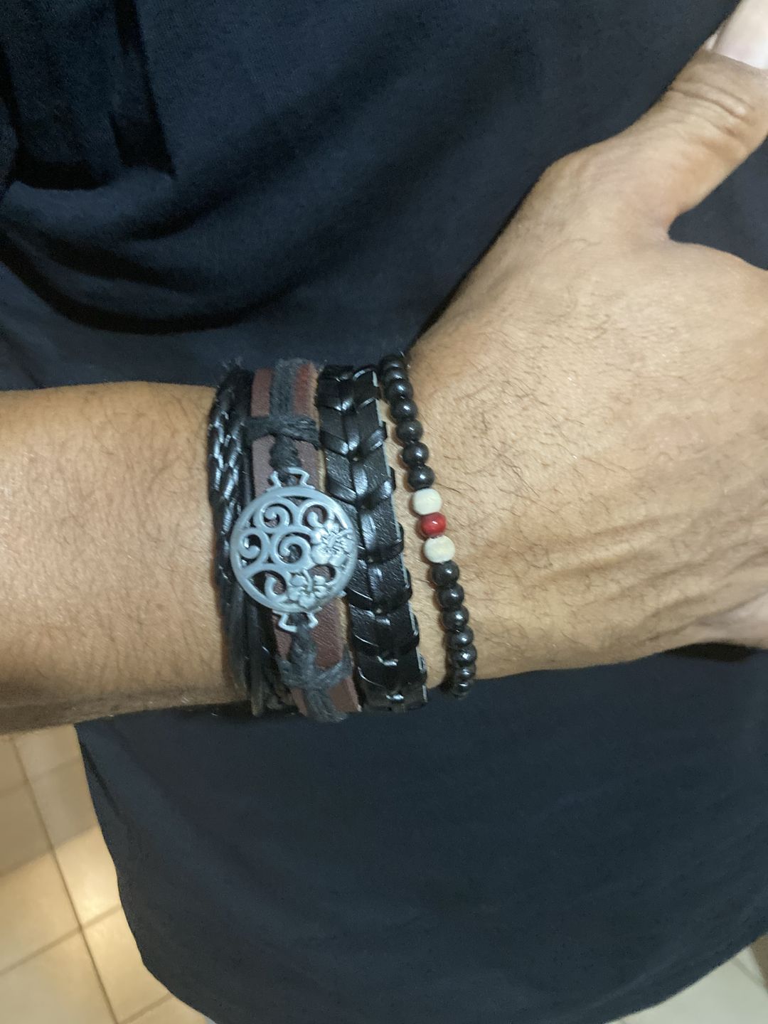 Customer photo review of Bracelet Tlaloc