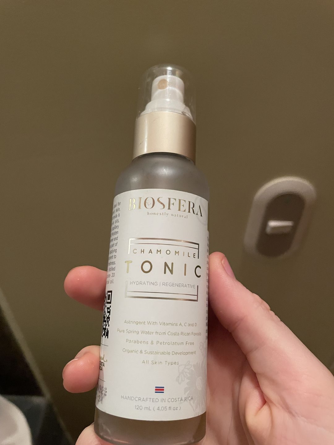 Customer photo review of Chamomile Face Tonic