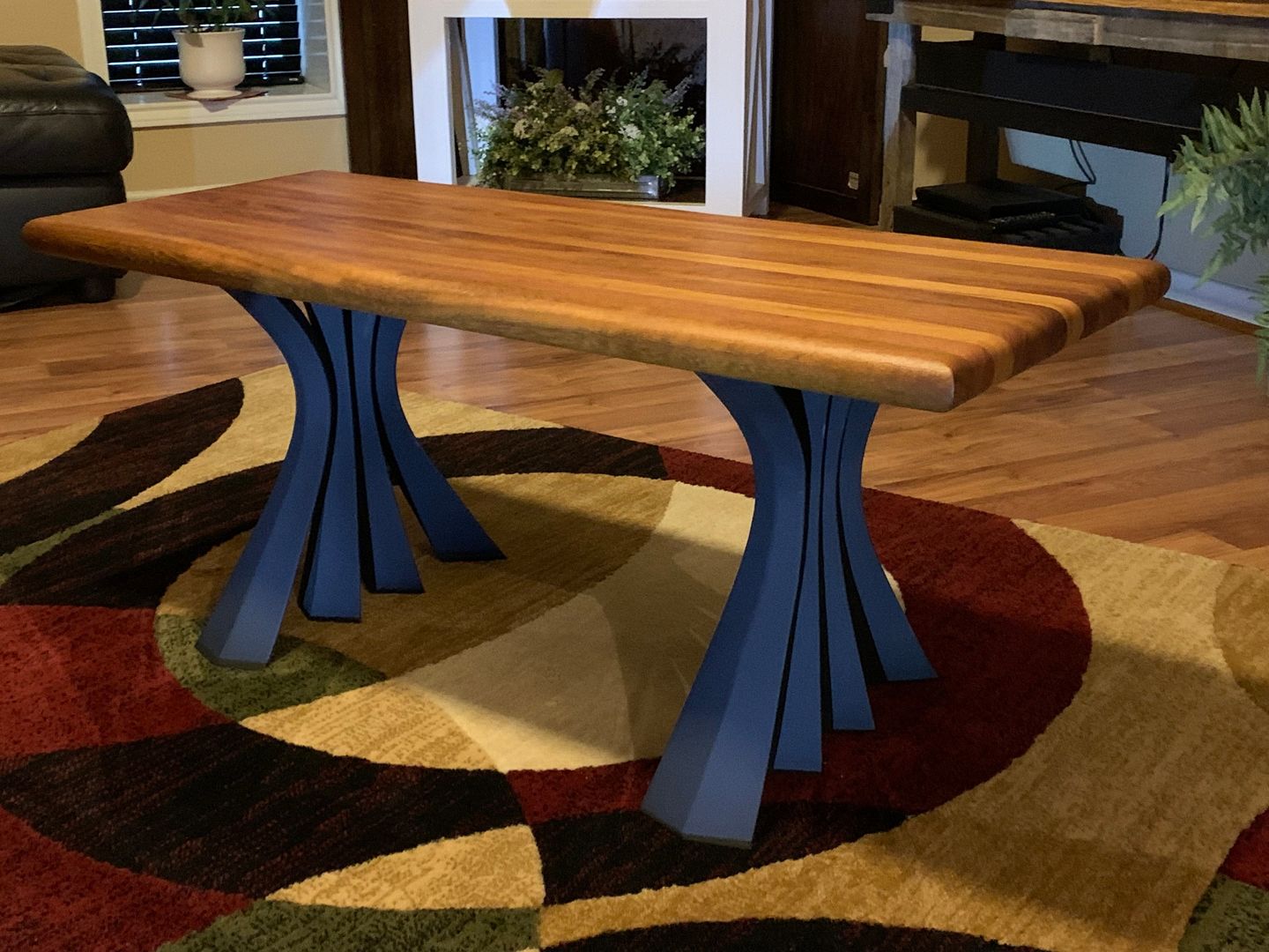 Customer photo review of Metal Table Legs - 420 Akro - 24W, 28H inch - Set of 2 pcs - Flowyline