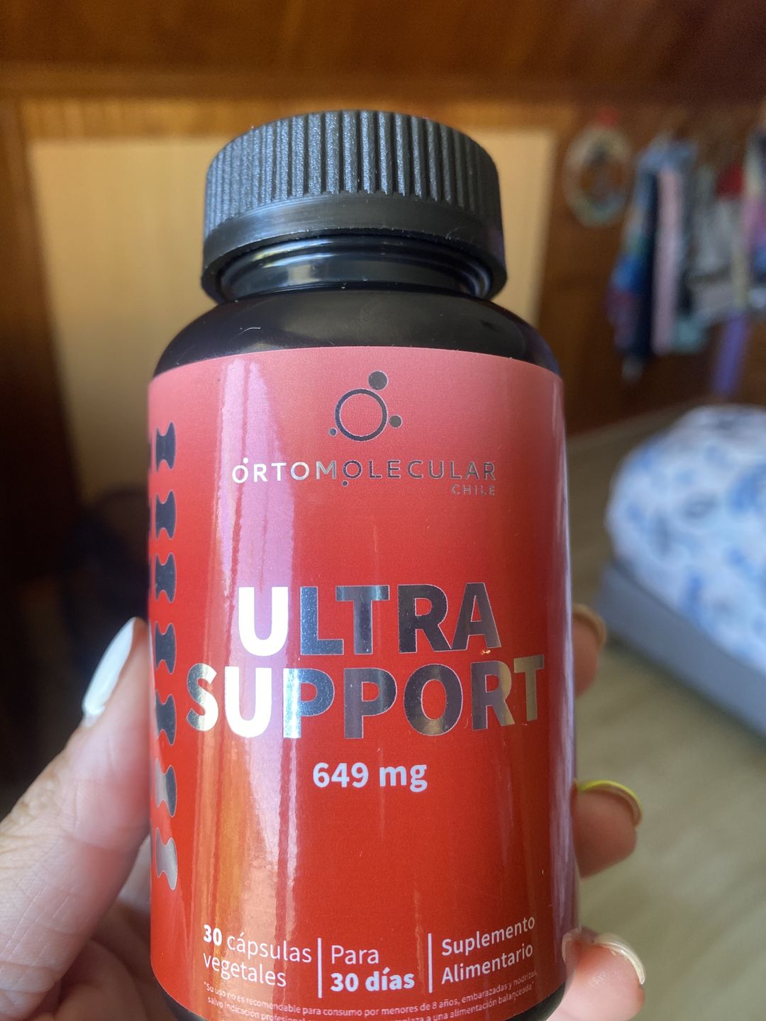 Customer photo review of Ultra Support -30 cáps