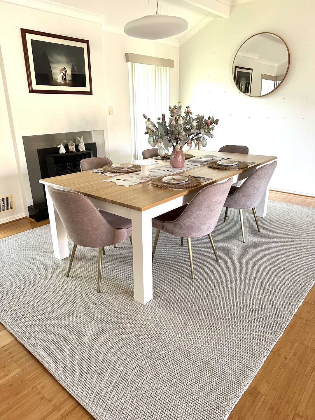 Customer photo review of Astro Natural Wool Rug
