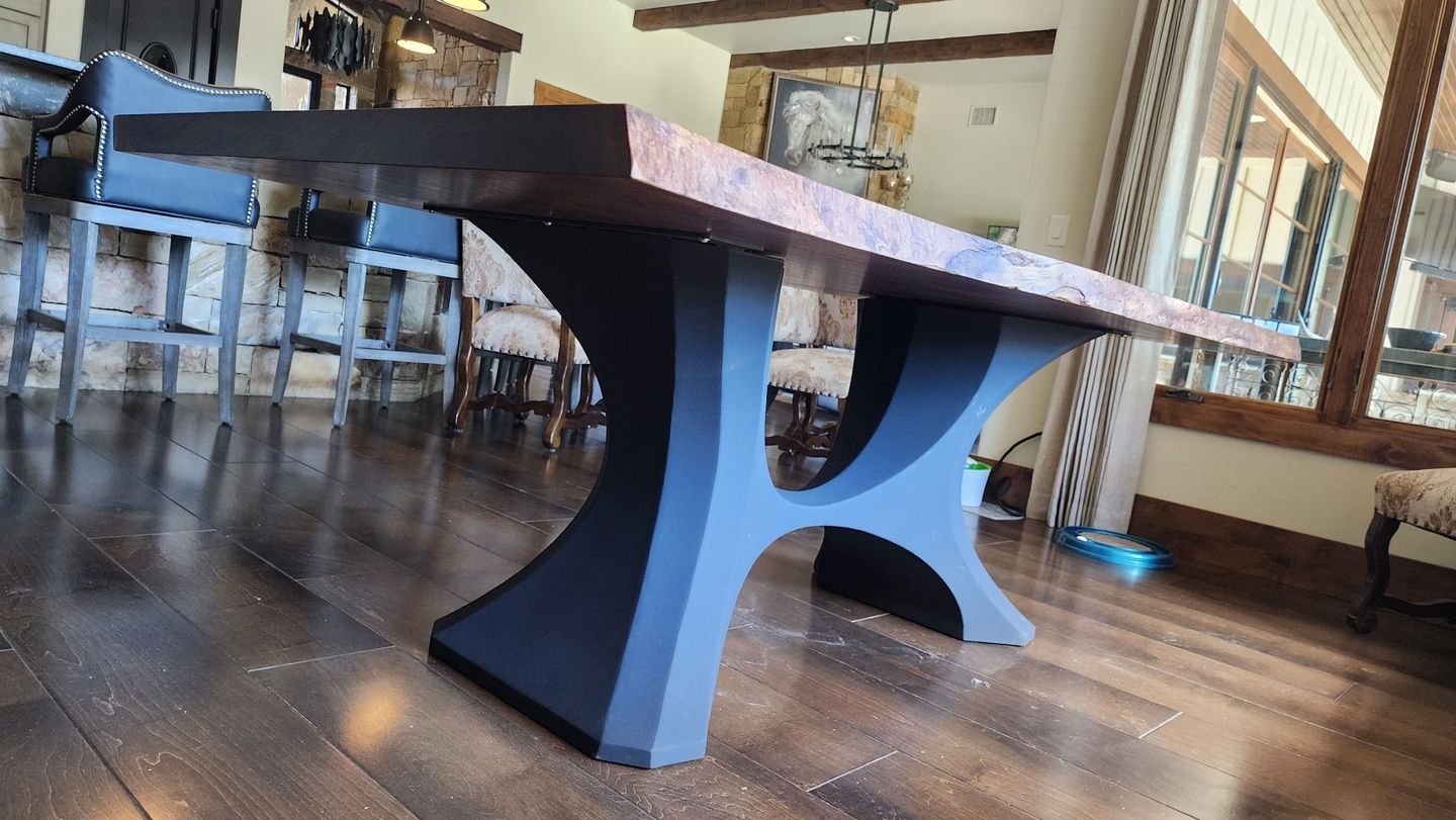 Customer photo review of Metal Table Base - 310 Hoshi - 50, 22, 28H inch - Flowyline