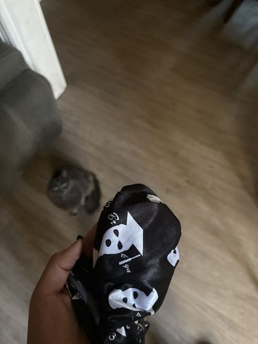 Customer photo review of Silky Graduation Durag