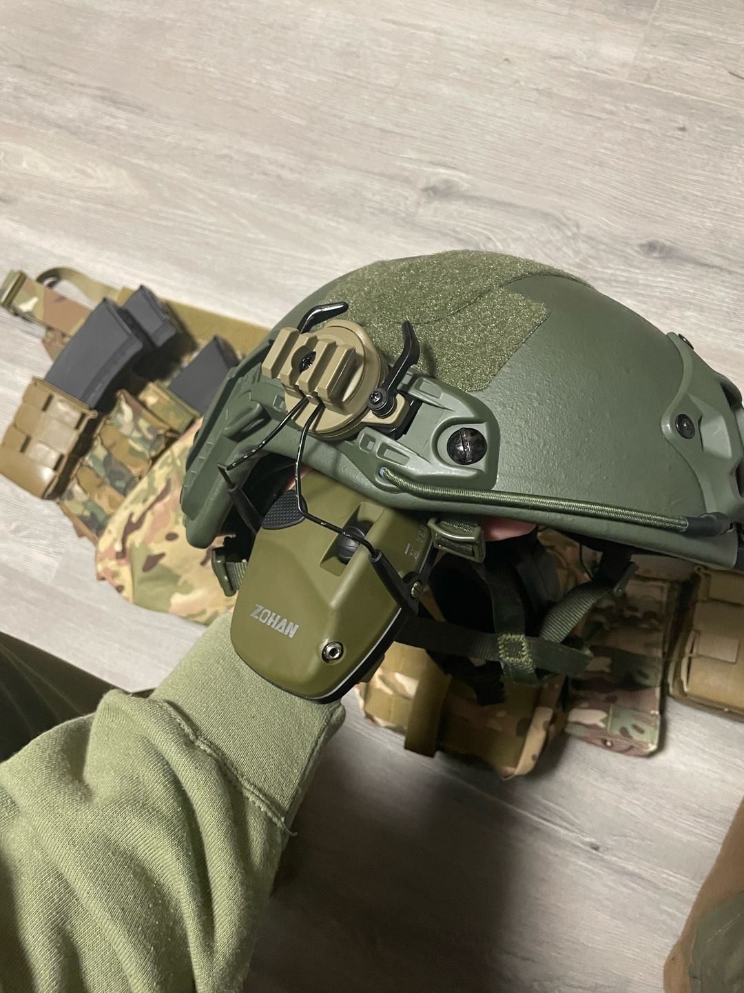 Customer photo review of Casque militaire pare-balles IIIA
