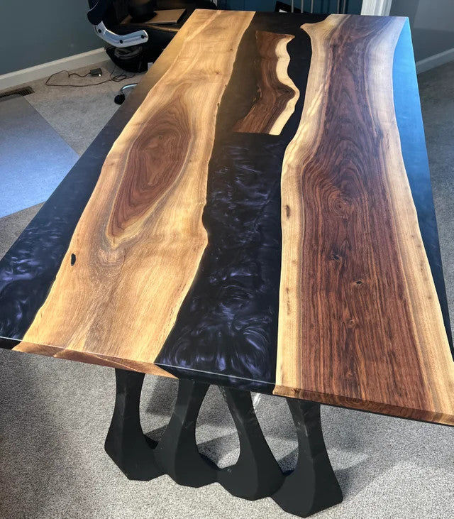 Customer photo review of Metal Table Legs - 410 Radix - 28H inch - Set of 2 pcs - Flowyline