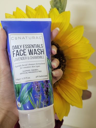 Customer photo review of Daily Essentials Face Wash - Lavender & Chamomile