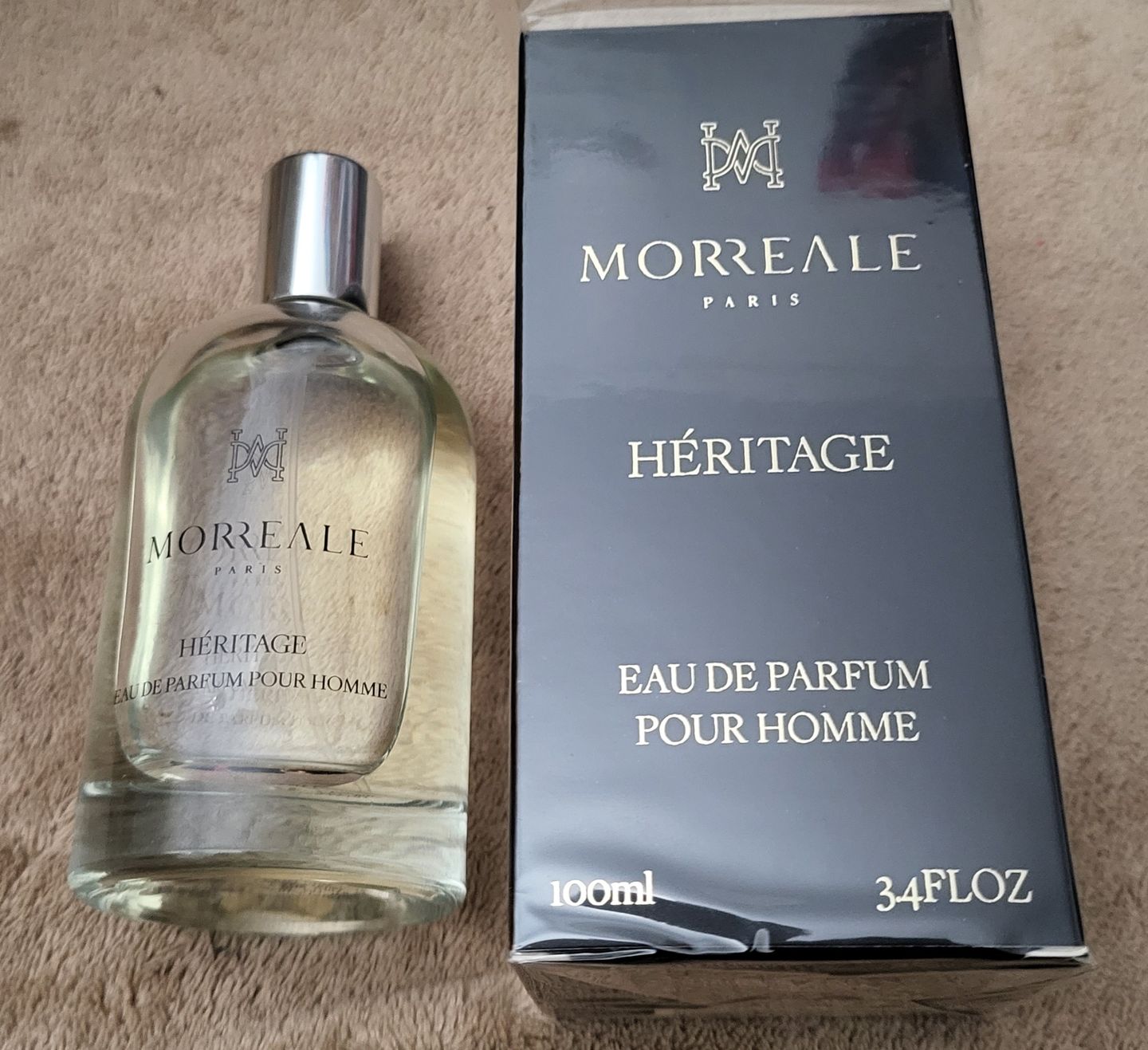 Customer photo review of Héritage French Eau de Parfum for Men