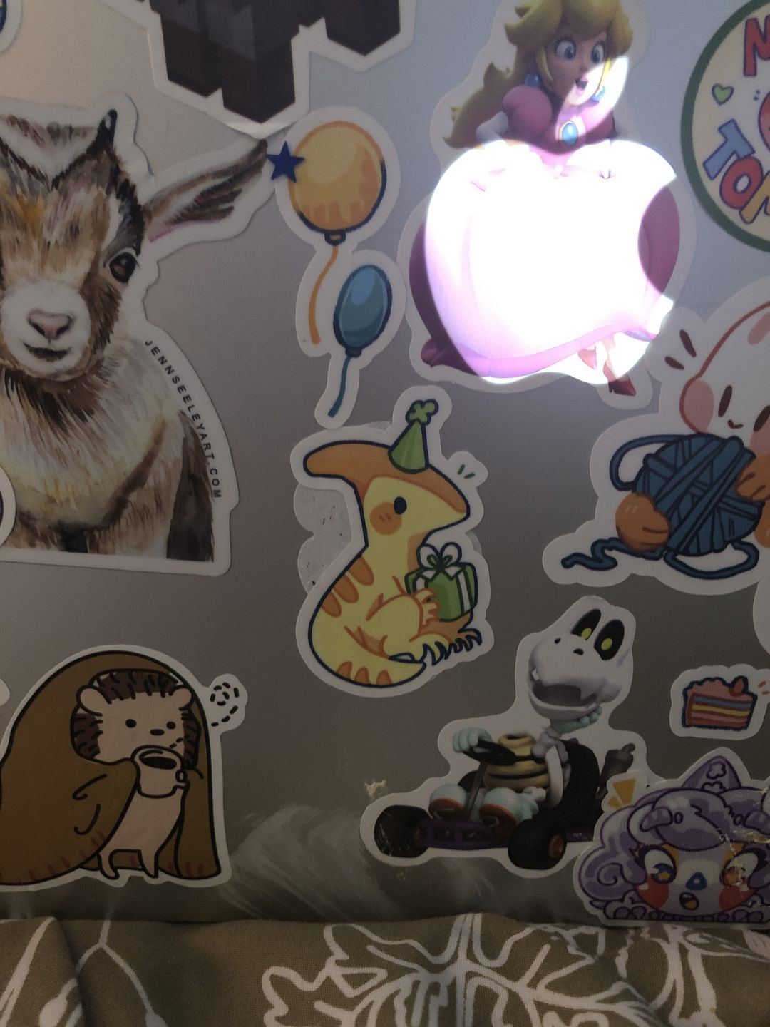 Customer photo review of Dino Party Sticker Sheet