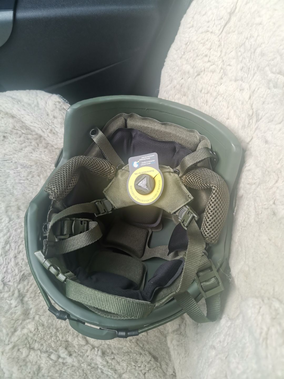 Customer photo review of Casque militaire pare-balles IIIA