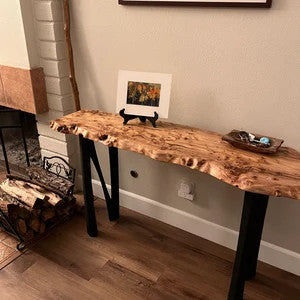 Customer photo review of Metal Console Table Legs - 210 Norah - 11W, 28H inch - Set of 2 pcs - Flowyline