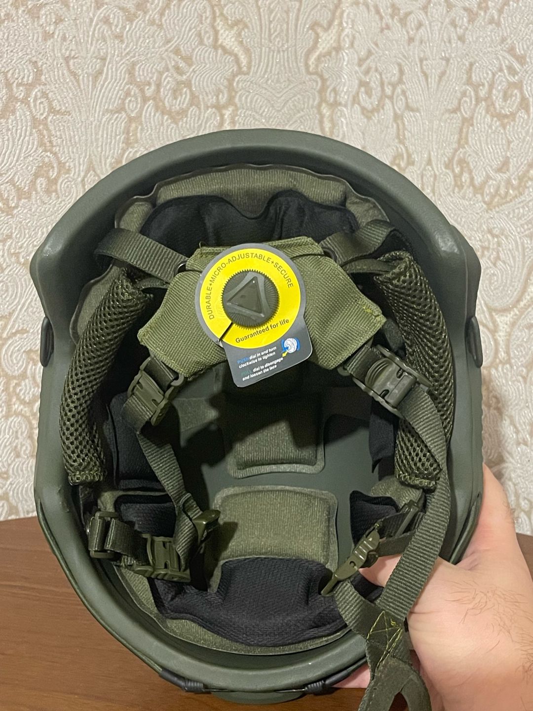 Customer photo review of Casque militaire pare-balles IIIA