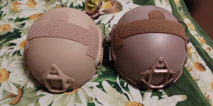 Customer photo review of Casque militaire pare-balles IIIA