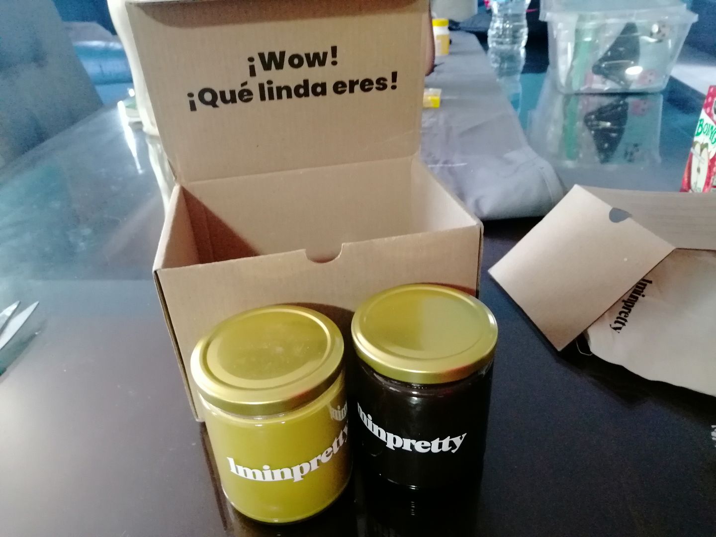 Customer photo review of Kit de 2 tarros de cera con envío gratis mx