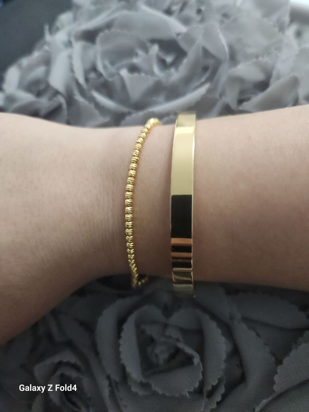 Customer photo review of Liana Armreif | 18K vergoldet