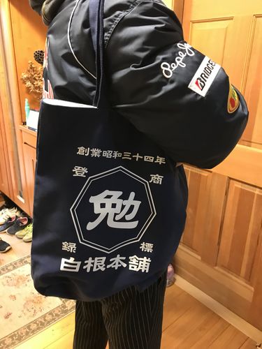Customer photo review of 商店風－キャンバストートバッグ