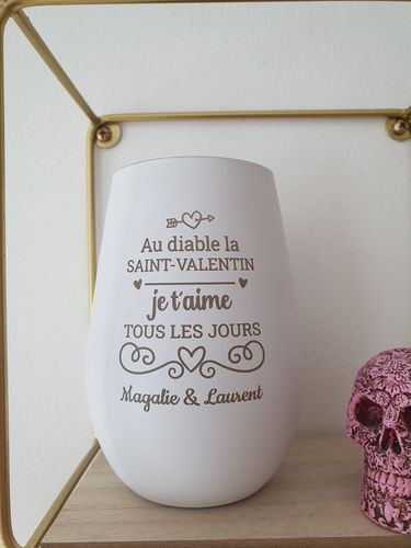 Customer photo review of J'emmerde la Saint-Valentin - Couple-Photophore