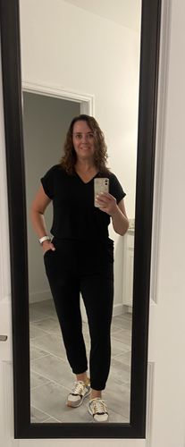 Customer photo review of Brigitte Brianna Street Joggers