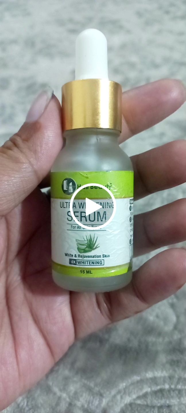 Customer video review of Ultra Whitening Serum