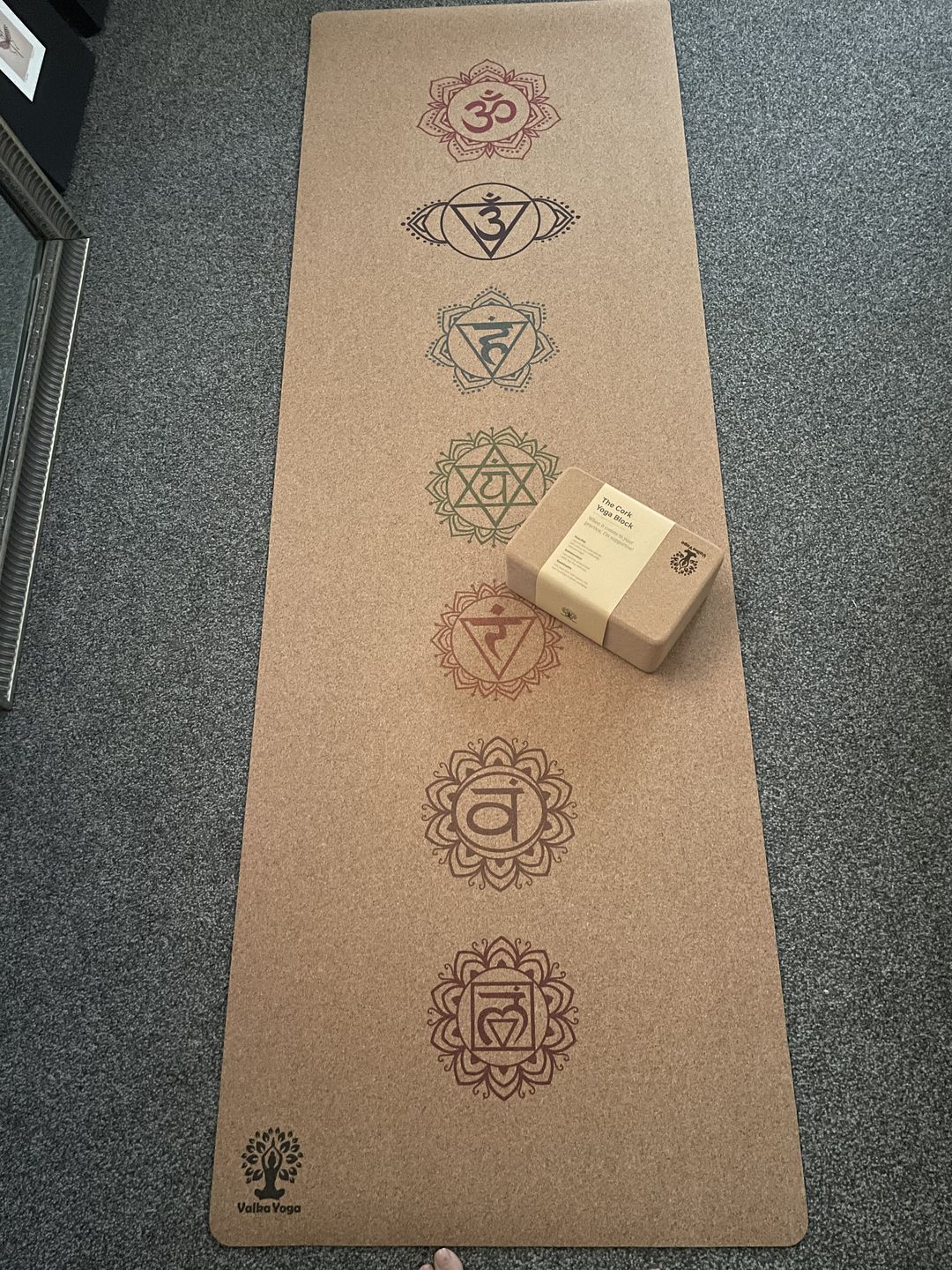 Customer photo review of Chakra Yoga Mat