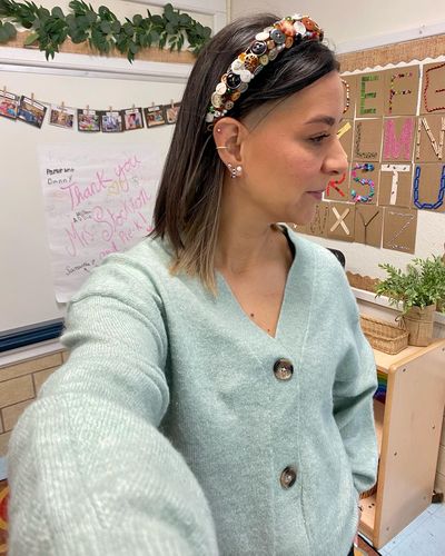 Customer photo review of Bottone Headband