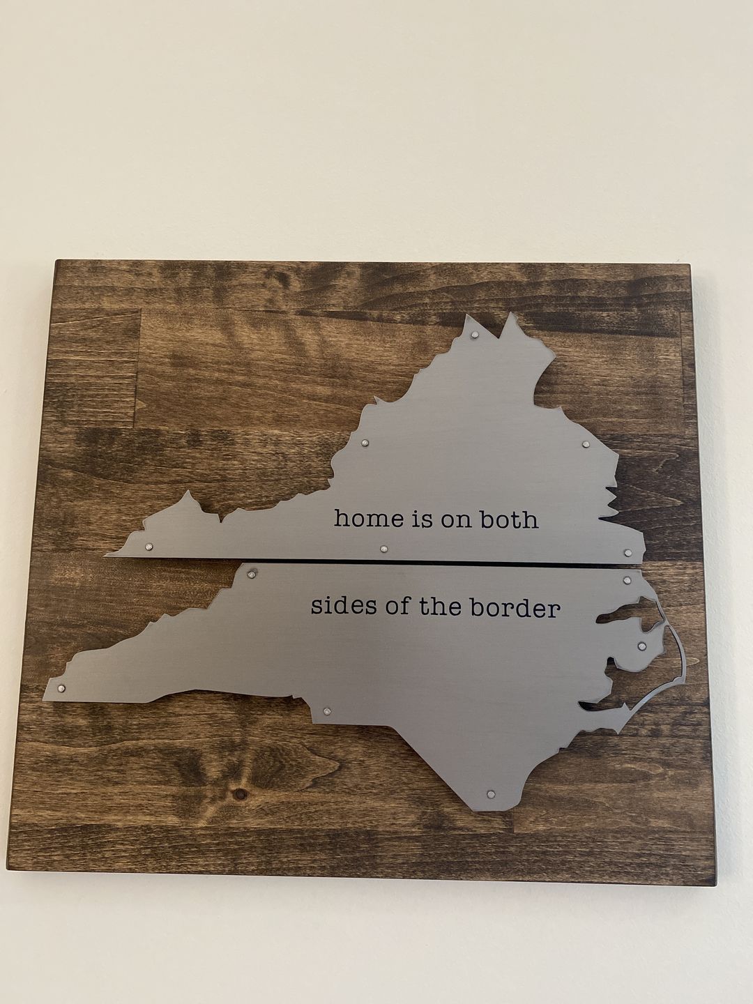 Customer photo review of Virginia/North Carolina Home is on both sides of the border