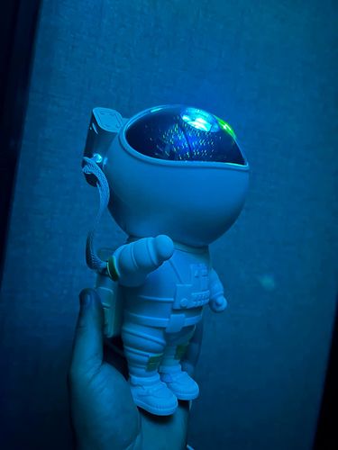Customer photo review of Astronaut Galaxy Projector
