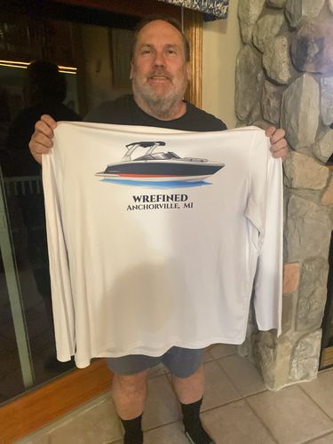 Customer photo review of Custom Digital Boat Artwork