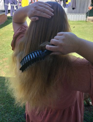 Customer photo review of SALE My Sensory Space Detangling Hairbrush