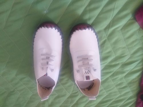 Customer photo review of Tênis Ortopédico Flex - 30% de Desconto - Bege / 35