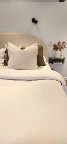 Customer photo review of FOLD Bedside Table • Lichen